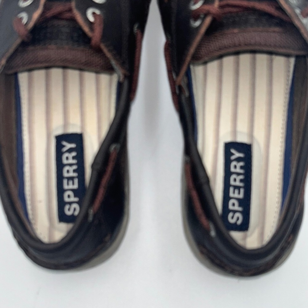 Sperry Top-Sider Billfish Mens Dark Brown Leather Boat Shoes Size 9 - Picture 9 of 9